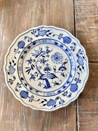 Antique Meissen Blue and White Dinner Plate Blue Onion ...