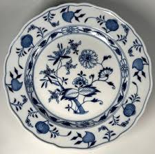 Superb set of 5 Large Soup Plates in Blue Onion Pattern by Meissen, Po – Antiques & Uncommon Treasure