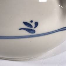 Roseville Friendship Pottery Pitcher 7” Blue Flower Pattern ...