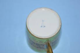 A 19th Century Meissen Green and Gilded Cup and Saucer - Etsy