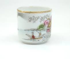 Antique Japanese Hand Painted Porcelain Coffee Set (5 Person ...