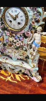 Meissen Marcolini Antique Clock Circa 1774 - Etsy Israel