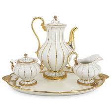 Meissen Porcelain 'forget Me Not' Tea Set