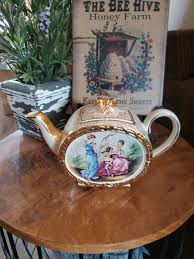 VINTAGE SADLER BARREL SHAPE TEAPOT -Rare #1760 Cherub | eBay