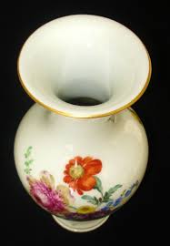 MEISSEN PORCELAIN FLOWER BOUQUETS VASE 9 in TALL | eBay