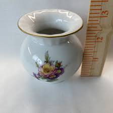 VINTAGE WEIMAR PORZELLAN BUD VASE FLORAL Pattern SOMMERBLÜTE Vollbarock 3” Tall | eBay