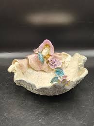 Vtg Art Pottery Anthropomorphic Woman Dish - | eBay