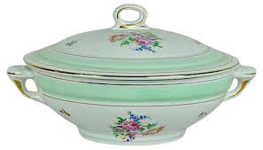 French Tureen from L Amandinoise, 1960s | Chairish