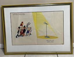 Mel Blanc SPEECHLESS Framed Print Art Warner Bros Looney ...