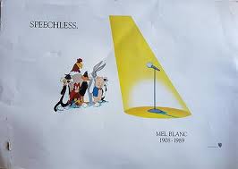 Looney Tunes 'speechless' Print Honoring Mel Blanc
