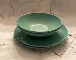 Melamine Mint Green Art Deco Style 60's Plastic Pieces- Your ...