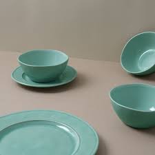 Famiware Aurora Dinnerware Set, 12 Piece Stoneware Plates ...