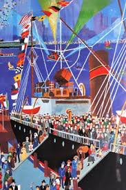 MELANIE TAYLOR KENT MIXED MEDIA LITHOGRAPH GOLD SIGNED ...