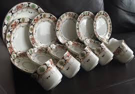 Superb Rare Antique 17 Piece Royal Vale Bone China Imari ...