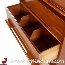 Edmond Spence Mid Century Birch Highboy Dresser | Mid ...