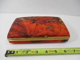 Vintage Snap Close JEWELRY Box for Earrings or More Mid ...