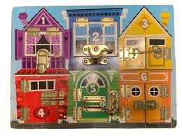 Melissa & Doug Activity Board Doors Locks And Latches | eBay