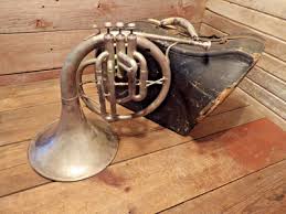 Vintage THE ELKHART Mellophone French Horn With Hard Case | eBay