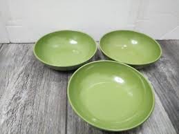 Vintage Melamine Avocado Green #201 Bowls 5.5" ( set of 3 ...