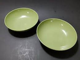 Set of 2 Olive Color Melmac Cereal Bowls | eBay