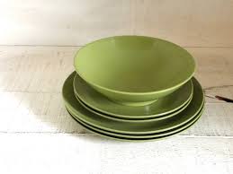 Vintage Oneida OD Green Melamine Dishes - Etsy