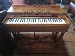 1860 Solid Walnut 61 Key Carhart 30" Melodian $399 - All ...