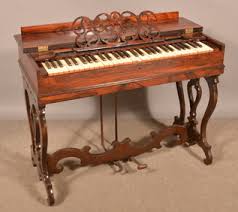 American Victorian Rosewood Melodeon Pump Organ.