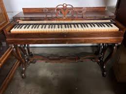 Circa 1846 Rosewood Spinet Melodian Early piano for Sale in ...