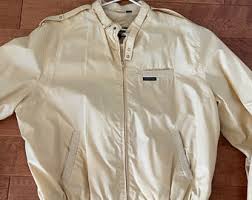 Vintage Members Only Bomber Jacket XL 90s Windbreaker Beige - Etsy