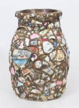 Sold at Auction: FOLK ART POTTERY 'MEMORY JUG'