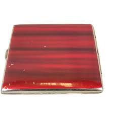 Vintage 1950's Red painted Japan Cigarette Case – Long Beach ...