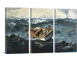 ARTCANVAS the Gulf Stream 1899 by Winslow Homer Canvas Art Print - Etsy