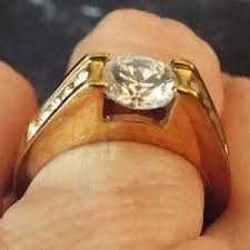 GREAT FASHION FINGER BLING! | Jewelry | Fabulous Fakes Onishi Tension Set Diamonds In Gold Clad Setting Ring 4 A | Poshmark