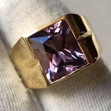 Natural Amethyst Ring, 925 Sterling Silver Gold Filled Ring ...