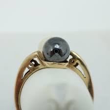 Vintage Pearl Ring 14k Yellow Gold Bypass Ring Size 6.5 Tahitian Pearl - Etsy