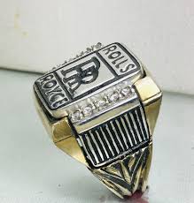 Artisan made Rolls Royce 10 Karat Gold diamond Mens ring ...