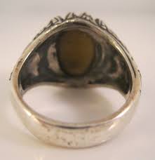 Vintage Men's Tiger's Eye Eagle & Claw Ring Sterling Silver Size 10 Fine Jewelry | eBay UK