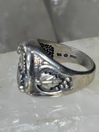 Black Hills Gold ring leaves size 9.25 sterling silver men women – SpiritbeadNW