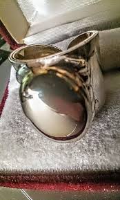 MODERNIST ITALIAN DESIGNER STERLING SILVER RING HAN | eBay