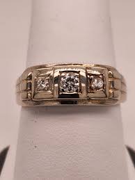 Men's Estate 3 Diamond Ring – MSG Jewelers