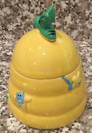 Vintage Menschik Goldman? Ceramic Cold Paint Beehive Bees ...