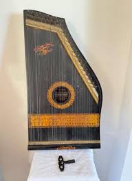 Antique 18-1900'S “S. Nace" Zither "Bavarian Harp" Made In ...