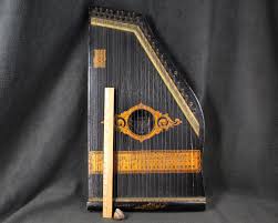 Antique Zither: Play by Numbers Class Instrument With Gold ...