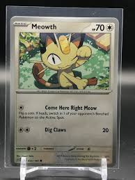 SV: Scarlet & Violet 151 #052/165 Meowth | eBay