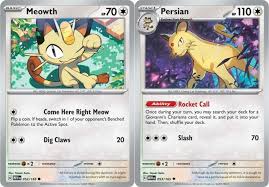 Amazon.com: Persian 053/165 & Meowth - Pokemon 151 ...
