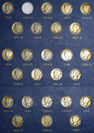 1916-1945 Toned Mercury Dime Set 10c w/ 76 Coins - No 16-D or 42 over 41 27676 - PGS Gold And Coin
