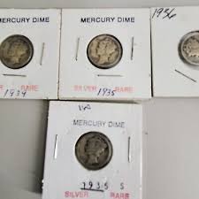 FULL DATES 90% Silver Mercury Dimes Lot 60 | eBay