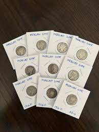 1916-P | Silver Mercury Dime | 1st Year Mint | One Coin per Sale | - Etsy