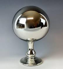 Sold at Auction: Antique Mercury Glass Butler's Ball