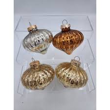 Rauch | Holiday | 4 Vintage Rauch Gold Silver Copper Gourd ...